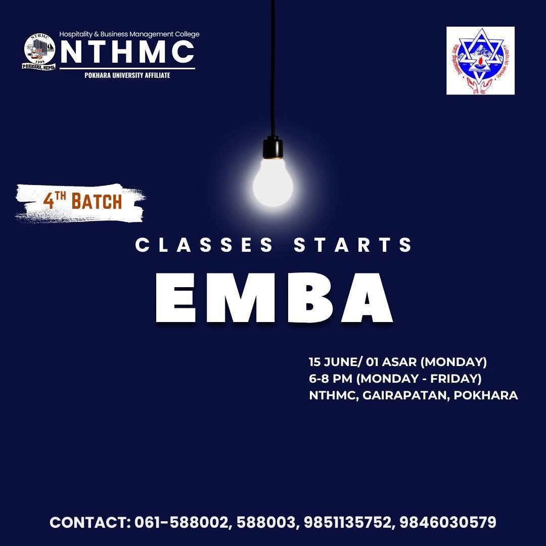 4th Batch EMBA Begins at NTHMC